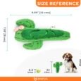 Fofos Cute Treat Dog Toy Cactus, Treat Dispensing Plush Dog Toy