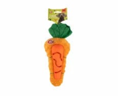 Fofos Cute Treat Dog Toy Carrot,Treat Dispensing Plush Dog Toy at ithinkpets.com (1)