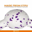 Fofos Durable Puller Dog Toy White And Purple