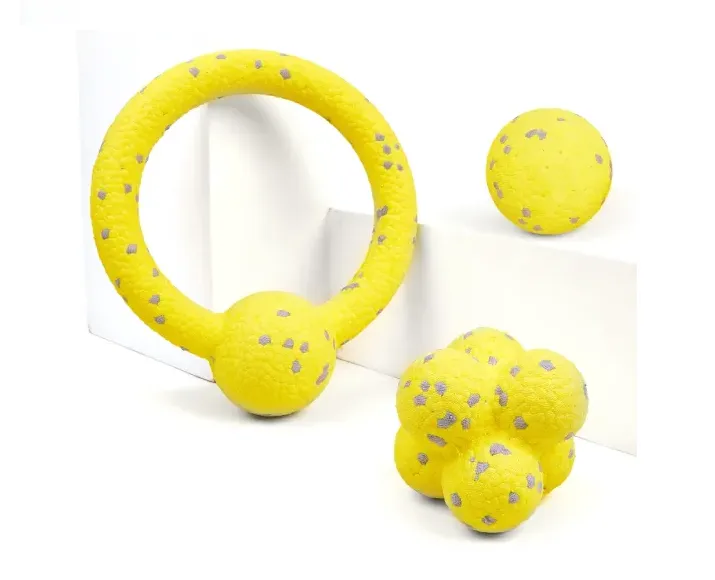Fofos Durable Puller Dog Toy, Yellow And Greydog at ithinkpets.com (5)