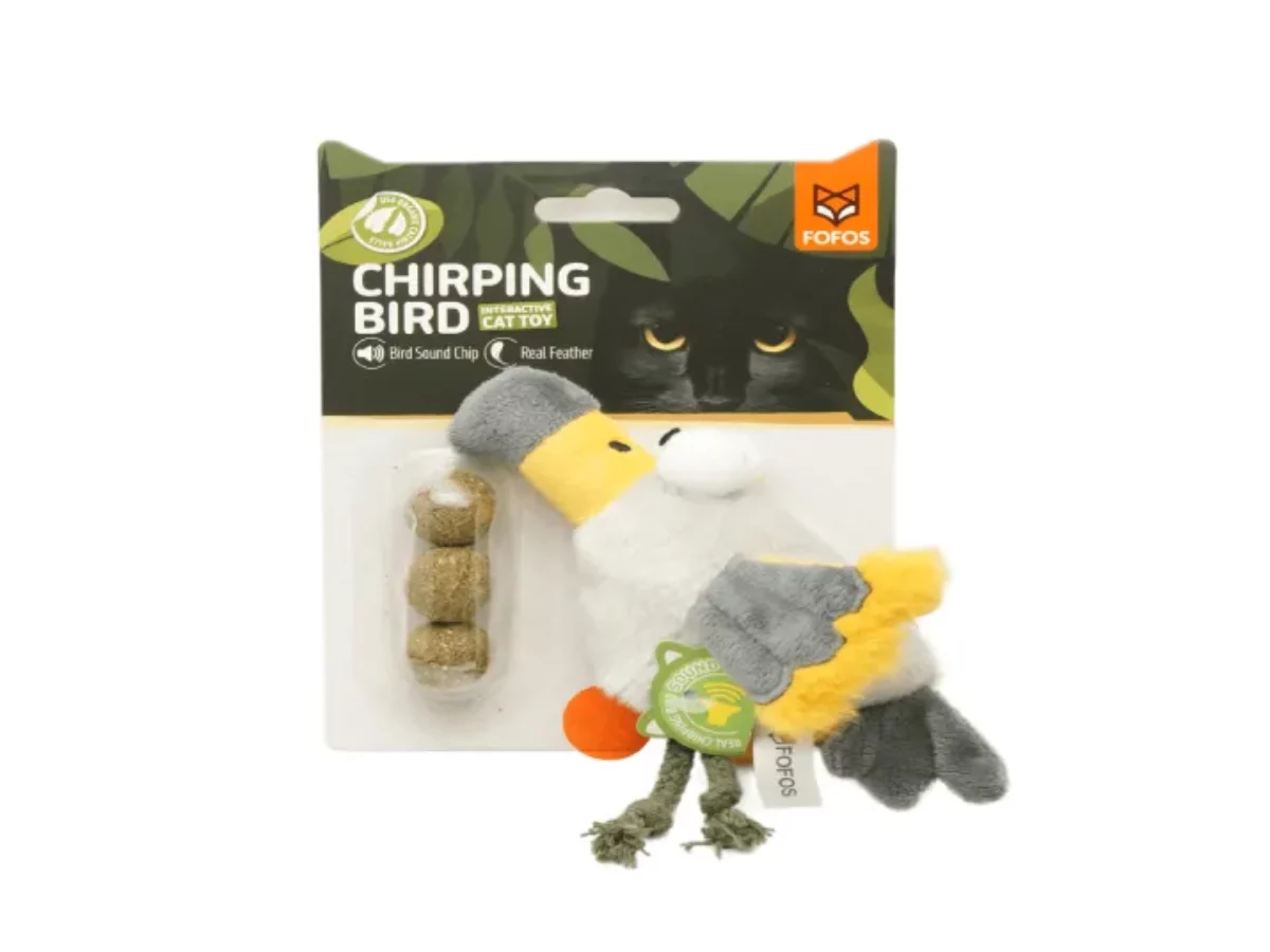 Chirping bird dog toy best sale