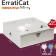 Fofos Electronic Cat Toy Errati Cat PIR Toy, White