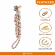 Fofos Flossy Rope Dog Toy Braided