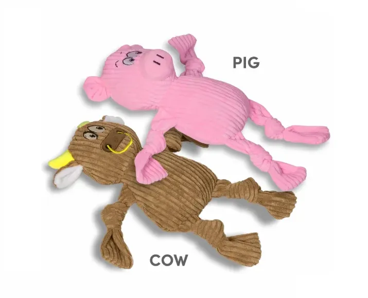 Fofos Fluffy Pig Pink Toy for Dogs at ithinkpets.com (6)
