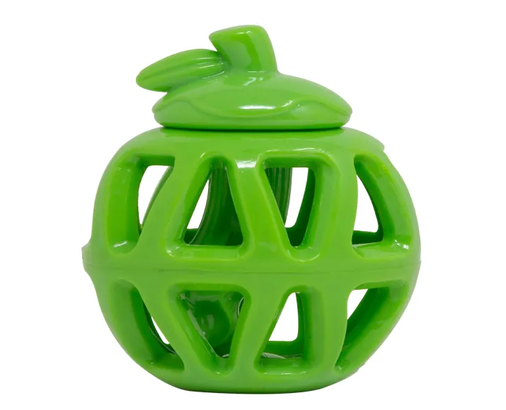 Fofos Fruity Bites Treat Dispenser Dog Toy Apple, 2 in 1 Dog Toy at ithinkpets.com (12)