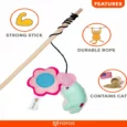 Fofos Magn Teaser Garden Interactive Cat Teaser Toy