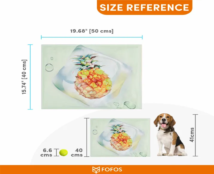 Fofos Pineapple Pet Cooling Mat at ithinkpets.com (6)