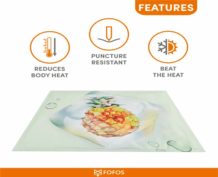 Fofos Pineapple Pet Cooling Mat at ithinkpets.com (8)