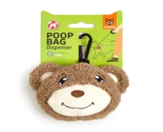 Fofos Plush Bear Poop Bag Set at ithinkpets.com (1)