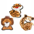 Fofos Safari Line Tiger, Dog Plush Toy with Squeaker
