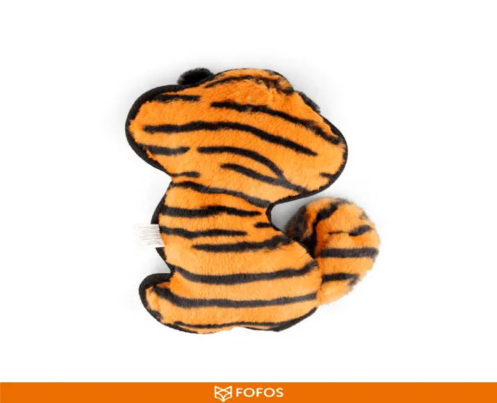 Fofos Safari Line Tiger, Dog Plush Toy at ithinkpets.com (4)