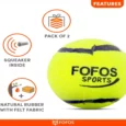 Fofos Sports Fetch Ball Dog Toy Set, Pack of 2