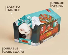 Fofos Sushi Truck Cat Toy at ithinkpets.com (2)
