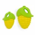 Fofos Vegi Bites Corn Loud Squeaky Dog Toy