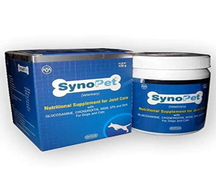 Intas Synopet Nutitonal Supplement for Joint Care,120 Gms at ithinkpets.com (4)