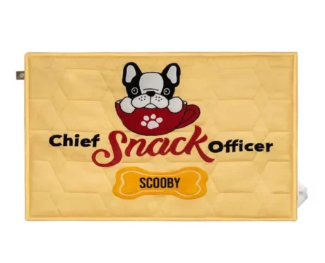 Jazz My Home Chief Snack Officer Dog Mat at ithinkpets.com (1)