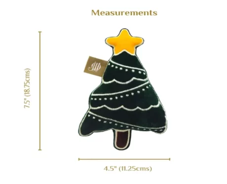 Jazz My Home Christmas Tree Dog Plush Toy at ithinkpets.com (2)