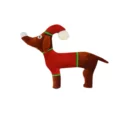 Jazz My Home Dog Santa Dog Plush Toy