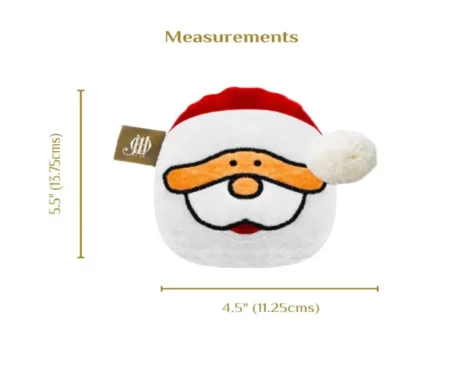 Jazz My Home Santa Dog Plush Toy at ithinkpets.com (2)