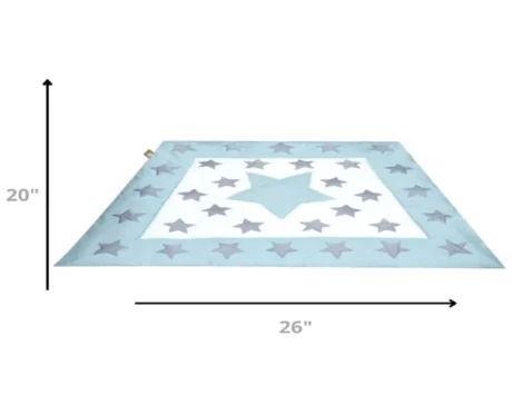Jazz My Home Star Skiing Playmat Dog Mat at ithinkpets.com (2)