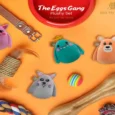 Jazz My Home The Animal Egg Dog Toys ( Set Of 4 )