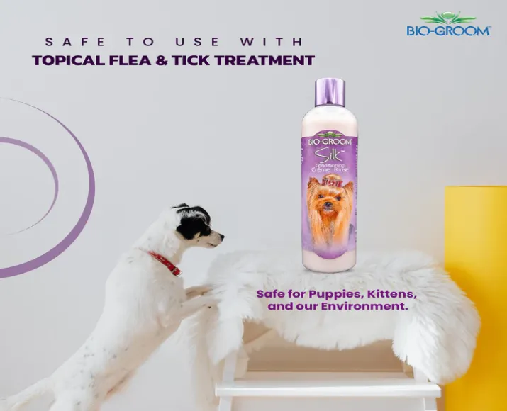 Silk Creme Rinse Conditioner For Dogs, 355 ml at ithinkpets.com (7)