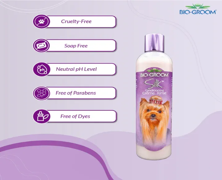 Silk Creme Rinse Conditioner For Dogs, 355 ml at ithinkpets.com (8)