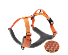 Truelove Harness With Reflective Fabric Orange at ithinkpets.com
