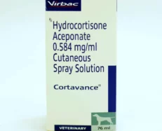 Virbac Cortavance Hydrocortisone spray For Dogs & Cats, 76ml at ithinkpets.com (2)