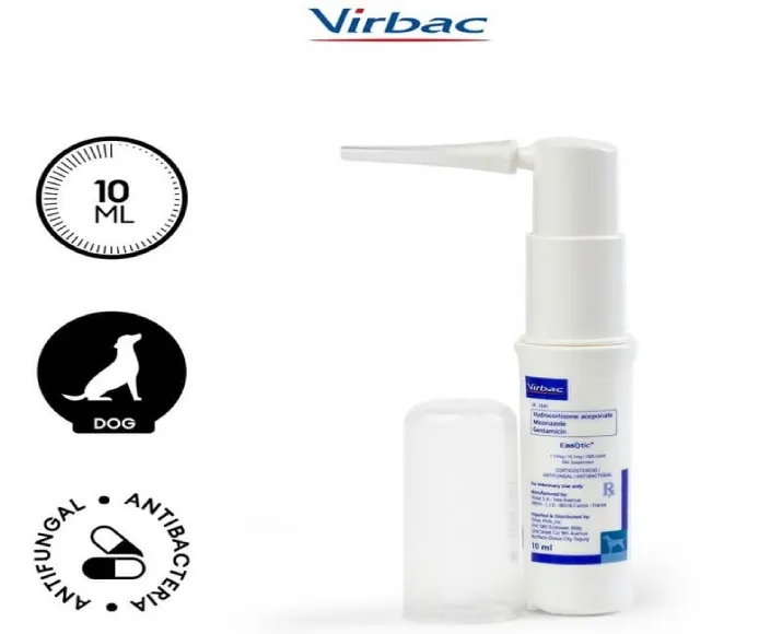Virbac Easotic Ear Drop for dogs, 10 ml at ithinkpets.com (2)