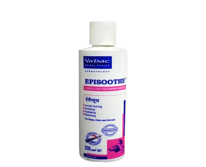 Virbac Epi-Soothe Oatmeal Shampoo, 200 ml at ithinkpets.com (1) (1)