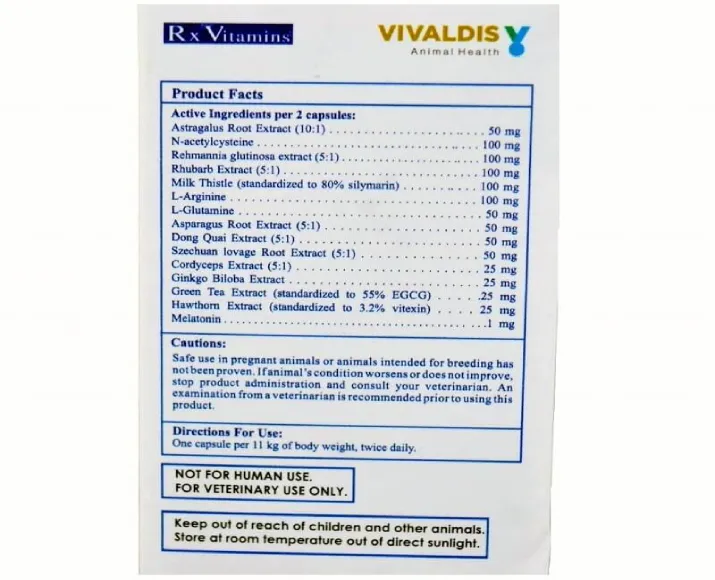 Vivaldis CKReno Canine 60 tabs for dogs at ithinkpets.com (2)