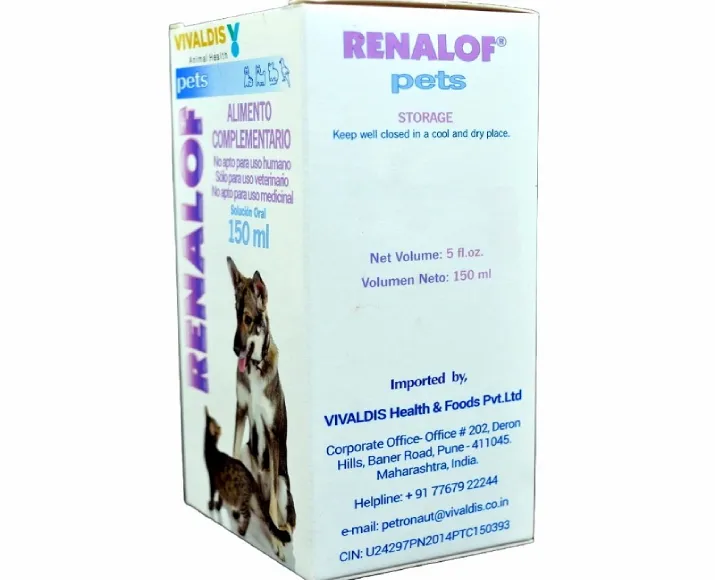 Vivaldis Renalof for Dogs & Cats, 150 ml at ithinkpets.com (3)