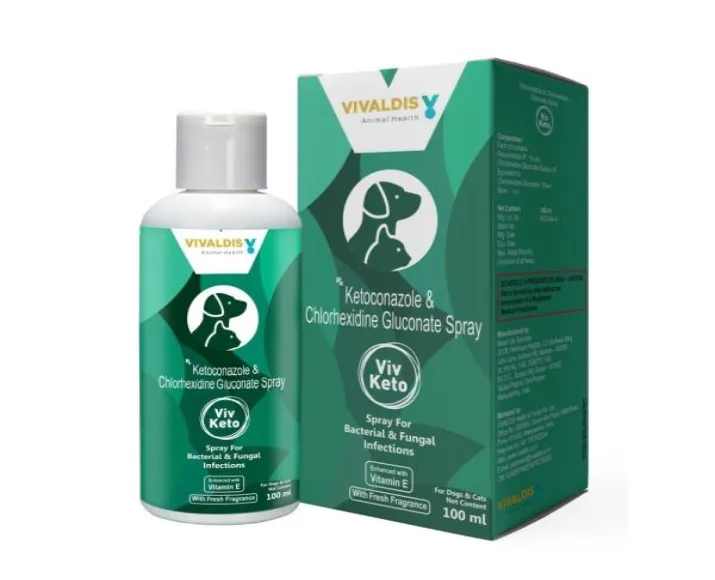 Vivaldis Viv Keto Spray, Antifungal & Antibacterial Spray, 100 ml at ithinkpets.com (3)
