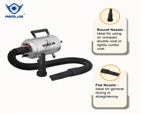 Aeolus Aeolian Blaster Single Motor Dog Dryer With Heater Function, 2800W at ithinkpets.com (2)