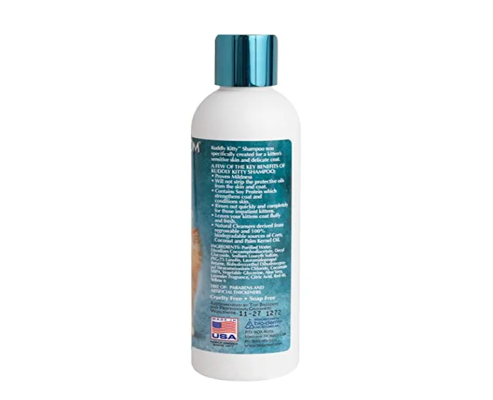 Bio-Groom Kuddly Kitty Kitten Shampoo Tearless Conditioning, 235 ml at ithinkpets.com (3)