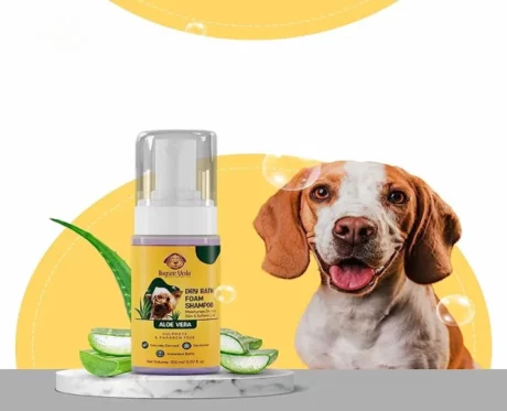 Dogsee Veda Dry Bath Foam Shampoo, 150 ml at ithinkpets.com (2)