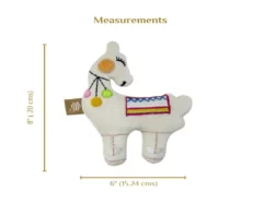 Jazz My Home Goat Plush Dog Toy at ithinkpets.com (2)