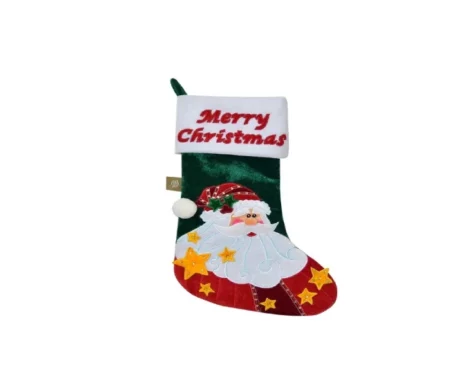 Jazz My Home Santa Christmas Stocking at ithinkpets.com (1)