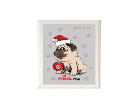 Jazz My Home Santa Paws Frame at ithinkpets.com (1)