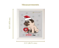 Jazz My Home Santa Paws Frame at ithinkpets.com (2)