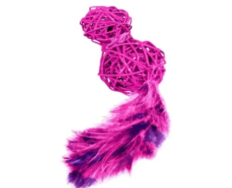 Kong Cat Toys Cat Wubba Wicker at ithinkpets.com (1)