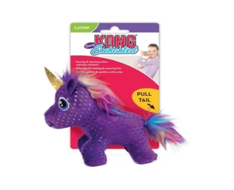 Kong Cat Toys Enchanted Buzzy Unicorn at ithinkpets.com (2)