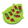 Outward Hound Nina Ottosson Buggin Out Puzzle Slide Interactive Cat Toy, Green