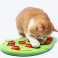 Outward Hound Nina Ottosson Buggin Out Puzzle Slide Interactive Cat Toy, Green