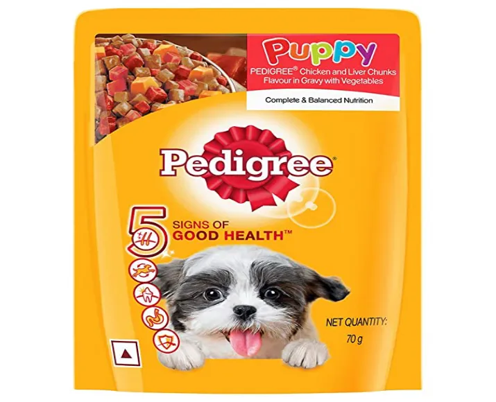 Pedigree Chicken and Liver Chunks in Gravy with Vegetables Puppy Wet Dog Food at ithinkpets.com (3)
