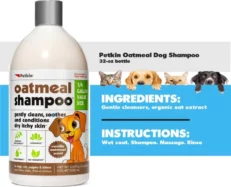 Petkin Oatmeal Dog Shampoo, 1000 ml at ithinkpets.com (2)