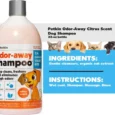 Petkin Odor-Away Citrus Scent Dog Shampoo, 1000 ml