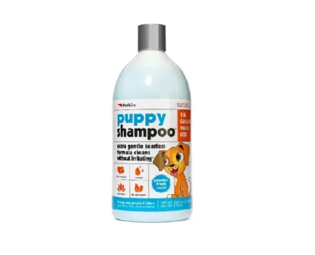 Petkin Tearless Powder Scent Puppy Shampoo, 1000 ml at ithinkpets.com (1) (1)