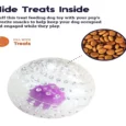 Petstages Nubbiez Treat & Squeak Dog Ball, Purple, Large